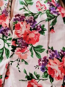 Kvetované letné  nohavice
