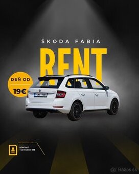 Autopožičovňa Prenájom Škoda Fábia