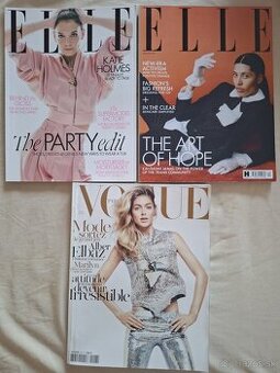 časopisy ELLE a Vogue