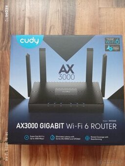 Predam router CUDY AX3000 Gigabit WiFi 6 Mesh.