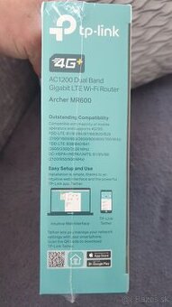 Tp-link AC1200Dual Band Gigabit LTE Wi-Fi Router. Archer MR6 - 1