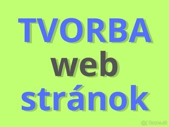 Tvorba webstránky do 7 dní