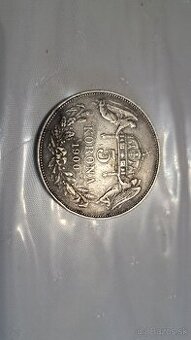 strieborná minca rakúsko-uhorsko 5korona FJ