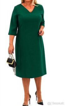 Zelené šaty krátke