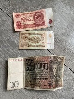 Staré bankovky Rubeľ, 20 Mariek