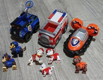 Labková patrola  Paw patrol  vozidlá+figúrky