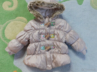 Teplá mačičková bunda Next 12-18 mes - 1