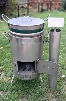 Nerezový kotlík 25L + nerezová kotlina