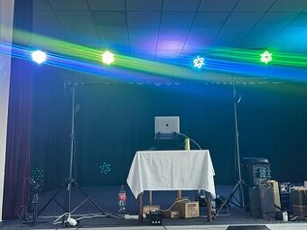 Led par reflektory RGB na diaľkové ovládanie