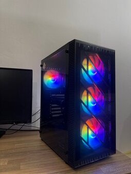 Herne pc rtx 2060, ssd, ryzen 5, Win 11, RGB