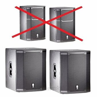 JBL PRX418S ľahké skelety na 18" repro