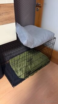 Klietka pre psíka 91x56x63 + 2x pelech
