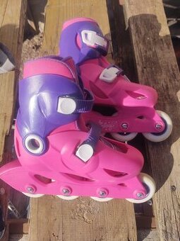 Kolieskové korčule dievčenské nastaviteľné