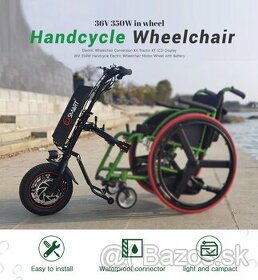 Prídavný pohon elektrický k invalidnemu voziku - 1