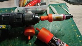 Airbrush farby - rotačný miešač farieb 3D tlač - 1