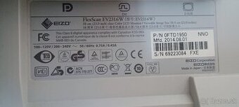 Monitor EIZO FLEXSCAN EV2316W