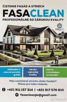 Čistenie exteriérov - STRECHY, FASÁDY, CHODNÍKY