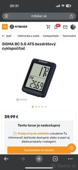 Predam Cyklopocitac Sigma BC 5.0 ATS
