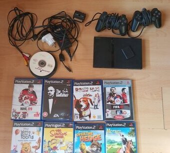 Herná konzola - Sony PlayStation 2 PS2 + Veľa Hier