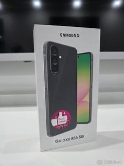 nový Samsung A56 5G 256GB Black. Kupene 19.08.2025