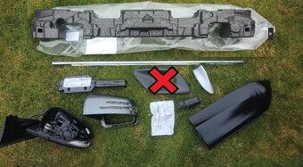 Rozne veci Toyota, KIA, Mercedes - zrkadlo, lista, absorber