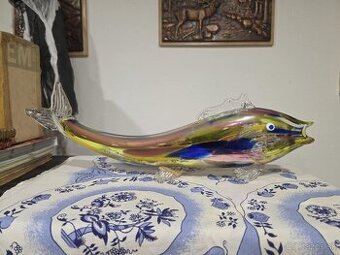 Retro sklenená ryba