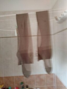 Prodám retro silonky na podvazkový pás. - 1