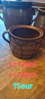 Starožitné hrnce z pálenej hliny - 1