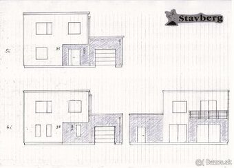 Budúca novostavba 4i RD a garáž alt. 5i alebo 6i a garáž