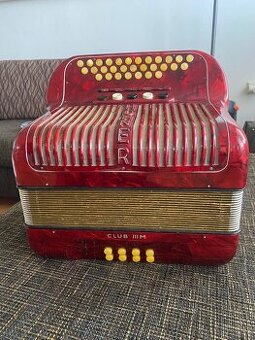 Heligonka Hohner Club lllM CF Trojhlas + kniha