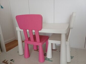 Stôl a stoličky Ikea Mammut
