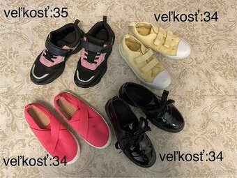 topánky veľkosť34