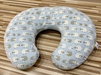 Dojčiaci vankúš Chicco – modrý s ježkami