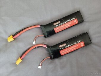 Joysway LiPo 2S 5000mAh 7.4V 40C Battery Pack 890102