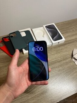 iPhone 15 pro 256gb black titanium ako novi s krabicou