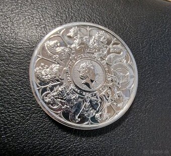 investičné striebro - mince - Queen's beasts Completer 2oz