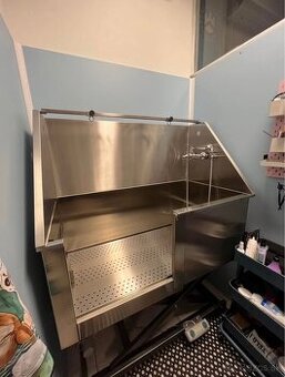 Elektrická nerezová vaňa na kúpanie psov