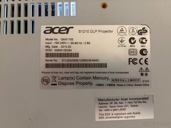 S1210 DLP Projector ACER