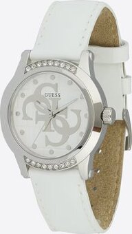 GUESS Analógové hodinky vo farbe Biela