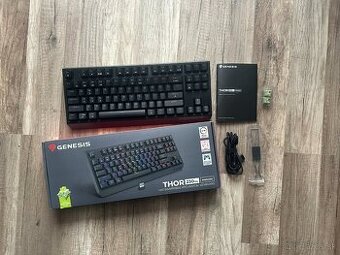 bezdrôtová mechanická klávesnica Genesis THOR 230 TKL RGB