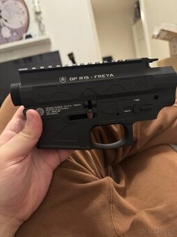 Airsoft kovové telo zbrane pre Freya Delta Armory Čierna