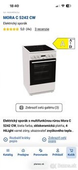 Predam Sporák s digestorom