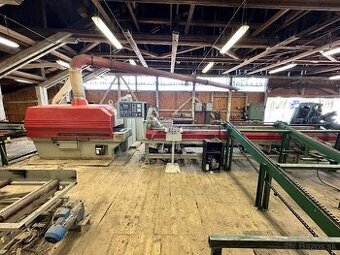 Rozmietacia píla PWR 412 + centrovací dopravník DWS 3