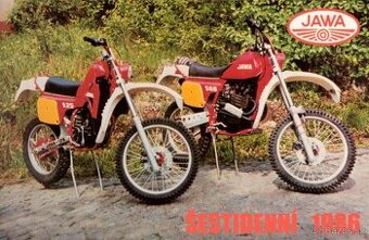 Plagát JAWA Súťažné Enduro 1986