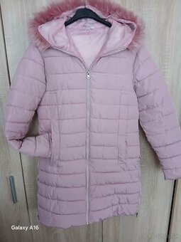 Dámska zimná ružová bunda M