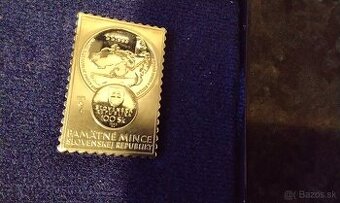 Strieborná plaketa.