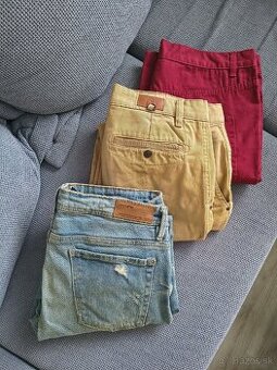 Nové pánska nohavice - 3 druhy (170cm - 180cm)