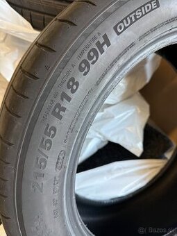 NOVÉ letné pneumatiky Kumho 215/55/R18 99H
