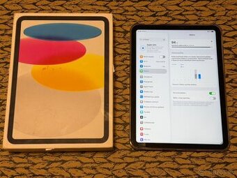 Apple Ipad 10,9 10.gen 256Gb - Funkčný s krytom a krabicou