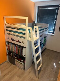 Detská poschodová posteľ VOX s úložnými priestormi